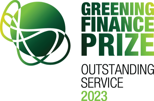 Green Finance Prize 2023 for Outstanding Service.