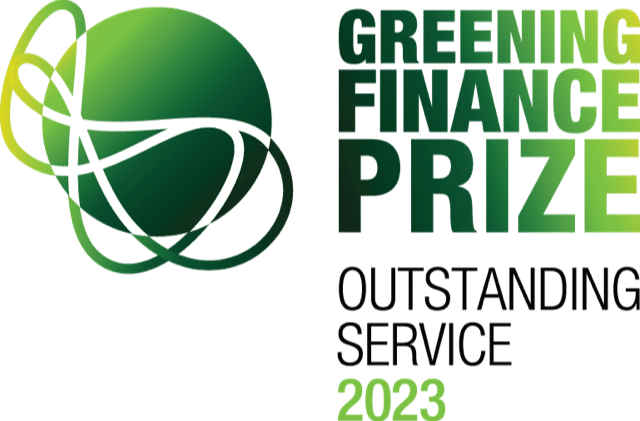 Green Finance Prize 2023 for Outstanding Service.