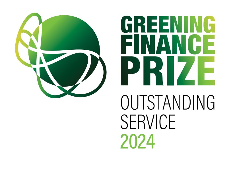 Greening Finance Prize 2024. Outstanding Service 2024.