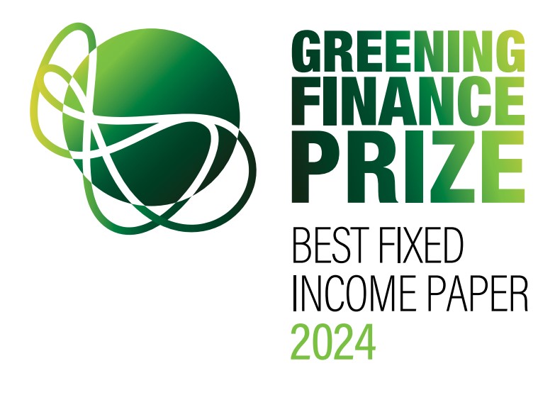 Greening Finance Prize 2024. Best Fixed Income Paper 2024.