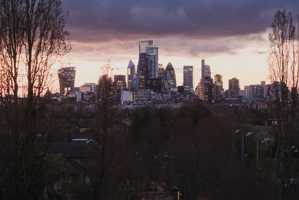 City scape of london