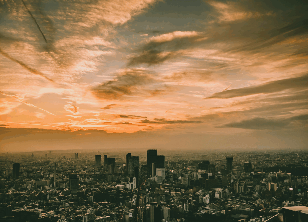 Japan skyline