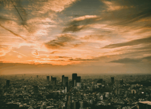 Japan skyline
